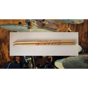 Chad Smith Red Hot Chili Peppers Drumstick signed with proof