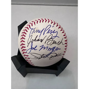 The Big Red Machine Johnny Bench Joe Morgan Tony Perez Pete Rose official MLB baseball signed with proof