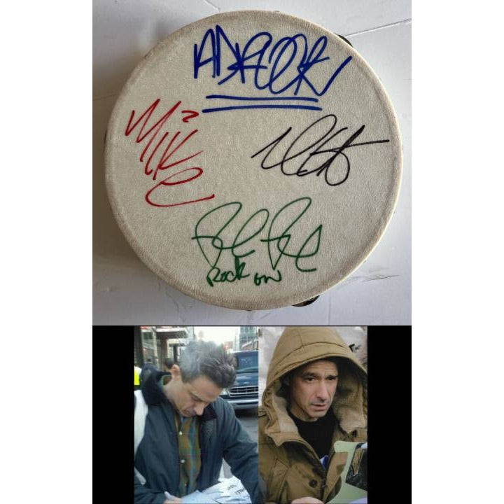 Duran Duran Simon Le Bon, John Taylor, Nick Rhodes Roger Taylor and Andy Taylor tambourine signed with proof