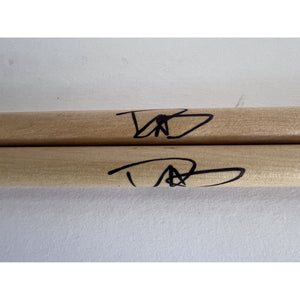 David Grohl Foo Fighters pair of drumsticks signed with proof