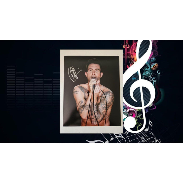 Adam Levine Maroon 5 8x10 photo signed with proof