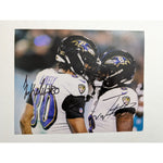 Load image into Gallery viewer, Baltimore Ravens Lamar Jackson and Isaiah Likely 8x10 photo signed with proof

