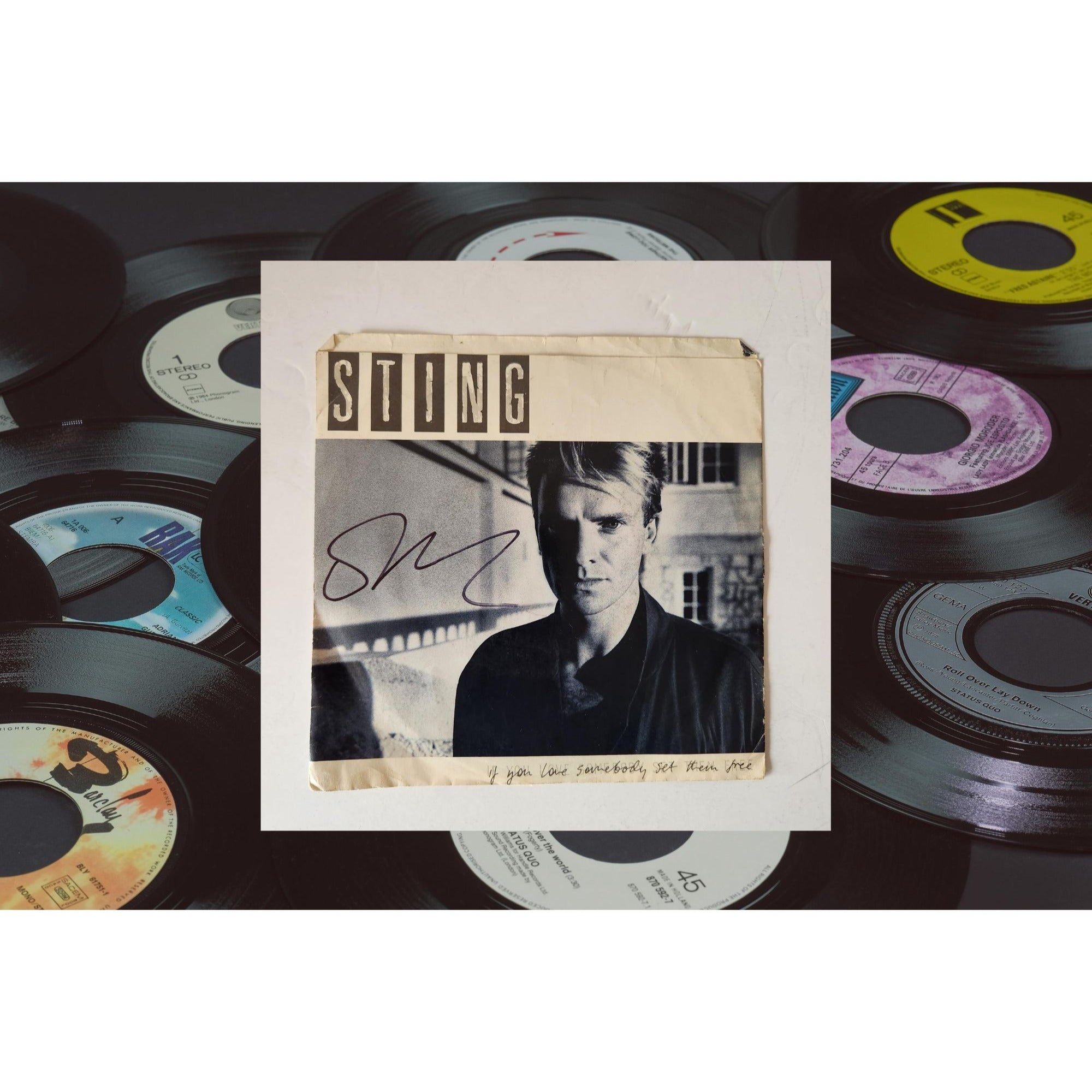 Sting Gordon Sumner 45 If You Love Somebody Set Them Free