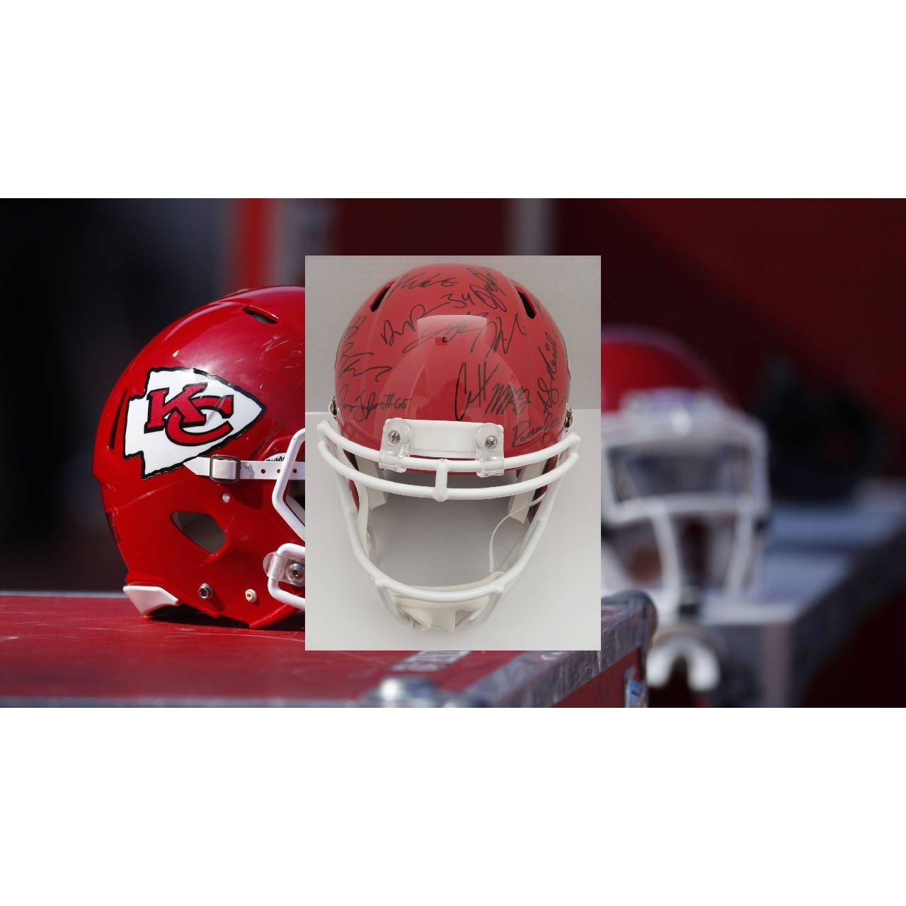 Kansas city best sale chiefs replica helmet