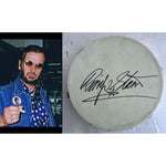 Load image into Gallery viewer, Ringo Starr legendary drummer of The Beatles 10-in tambourine signed with proof
