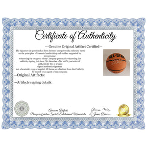 Damian Lillard full size NBA basketball signed with proof with free acrylic display case