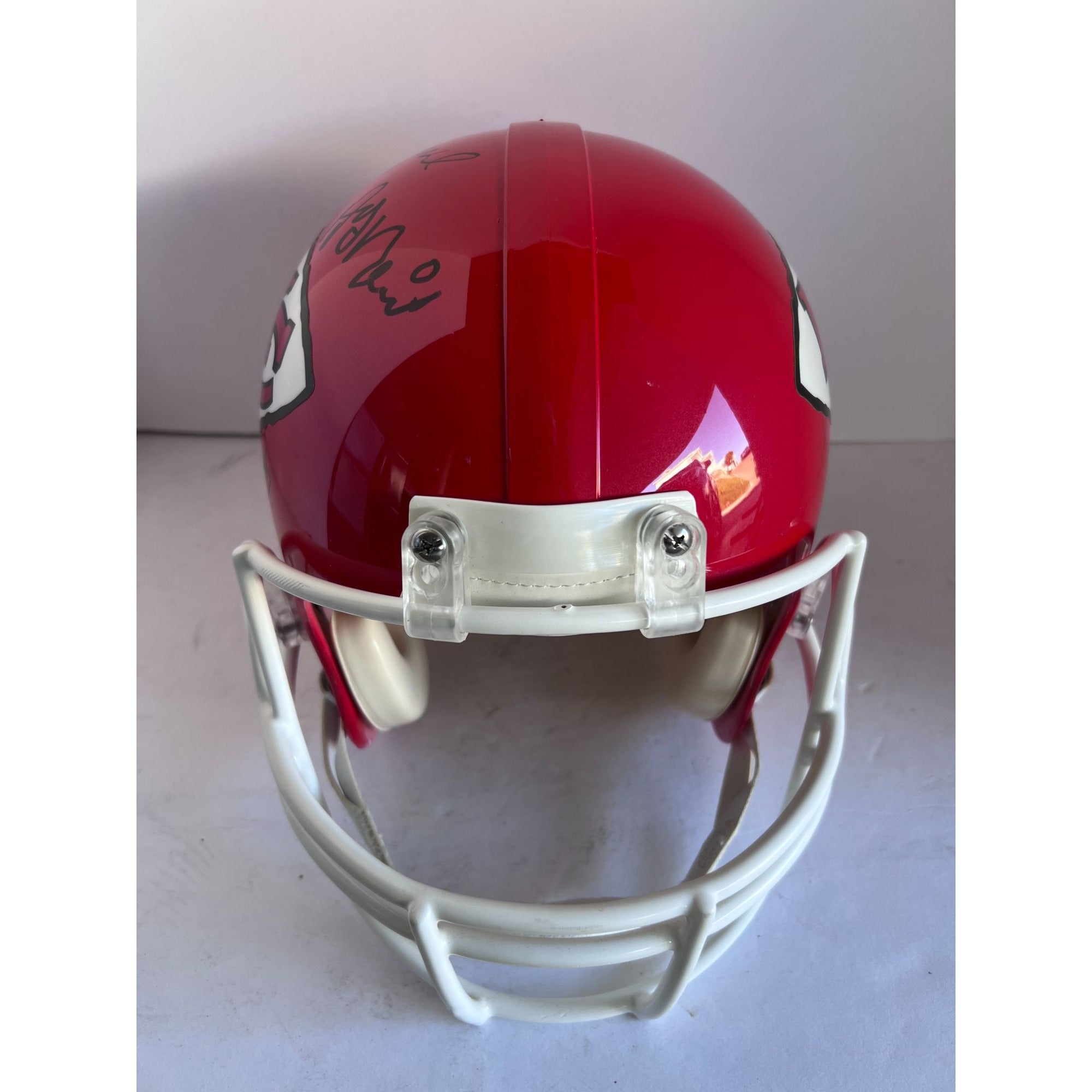 Patrick Mahomes Tyreek Hill Andy Reid Travis Kelce Kansas City Chiefs Riddell Speed Authentic helmet signed with proof