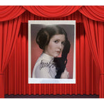 Load image into Gallery viewer, Carrie Fisher Princess Leia Star Wars 8 by 10 signed photo with proof
