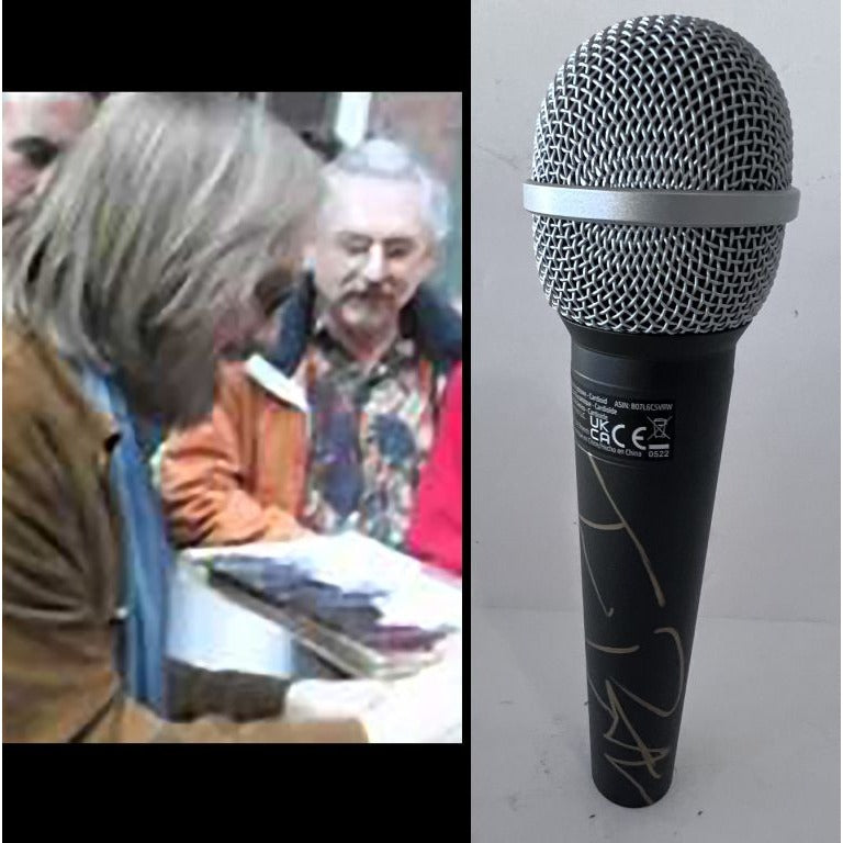 Tom Petty microphone signed with proof