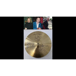 Load image into Gallery viewer, Led Zeppelin Jimmy Page Robert Plant John Paul Jones 14 inch cymbal signed with proof
