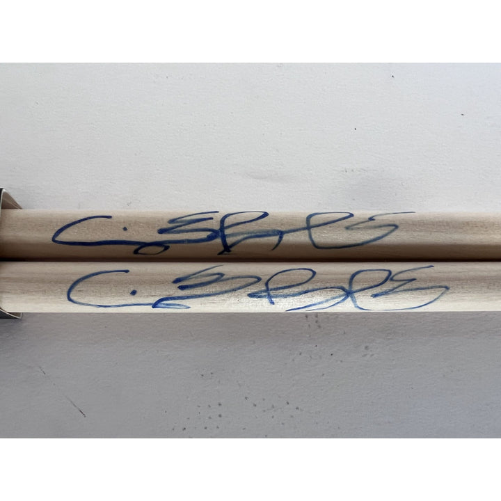 Ginger Baker of Cream Drumsticks signed with proof