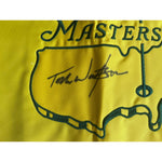 Load image into Gallery viewer, Tom Watson Masters pin flag embroidered and signed with proof
