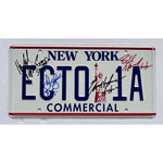 Load image into Gallery viewer, Ghostbusters Bill Murray Dan Aykroyd Sigourney Weaver Harold Ramis Ernie Hudson authentic license plate signed with proof
