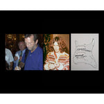 Load image into Gallery viewer, George Harrison and Eric Clapton Fender Stratocaster electric guitar pickguard signed with proof
