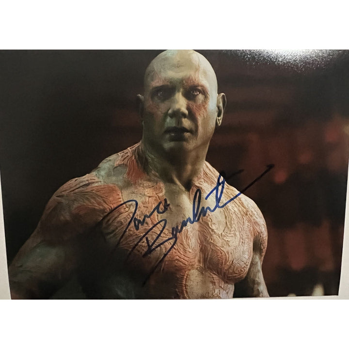 David Bautista  "Drax" in Marvels' Guardians of the Galaxy 5x7 photo signed with proof