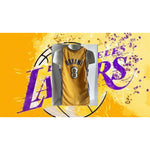 Load image into Gallery viewer, Kobe Bryant Los Angeles Lakers vintage youth xl Nike 8 signed and inscibed &#39;Black Mamba with proof
