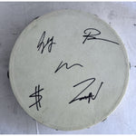 Load image into Gallery viewer, Avenged Sevenfold M. Shadows, Zacky Vengeance, Synyster Gates, Johnny Christ, Brooks Wackerman tambourine signed with proof
