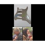 Load image into Gallery viewer, Rush Neil Peart Geddy Leddy Alex Lifeson electric guitar pickguard signed with proof
