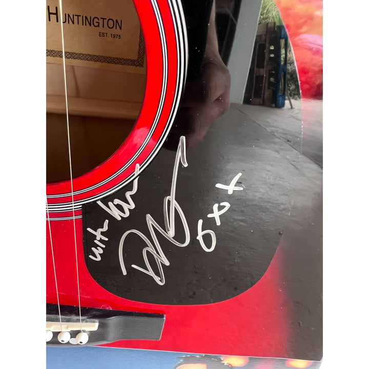 Savage Garden Daniel Jones Dustin Hayes full size acoustic guitar signed with proof