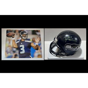 Russell Wilson Seattle Seahawks 8x10 photo signed with proof