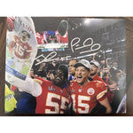 Load image into Gallery viewer, Patrick Mahomes and Frank Clarke Kansas City Chiefs 8x10 signed with proof
