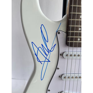 David Gahan Martin Gore Depeche Mode full size electric guitar signed with proof