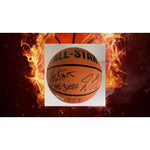 Load image into Gallery viewer, Nicola jokic Jamal Murray Denver Nuggets full size basketball NBA Spalding signed with proof
