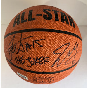 Nicola jokic Jamal Murray Denver Nuggets full size basketball NBA Spalding signed with proof