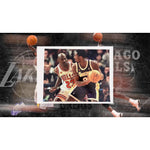 Load image into Gallery viewer, Michael Jordan Chicago Bulls and Kobe Bryant Los Angeles Lakers 16x20 photograph signed with proof
