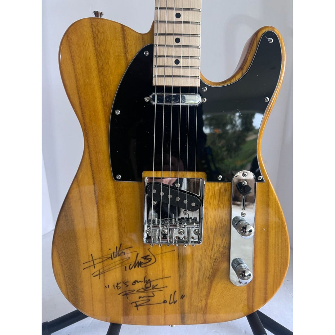 Keith Richards signed and inscribed It's Only Rock and Roll butterscotch Telecaster electric guitar signed with proof