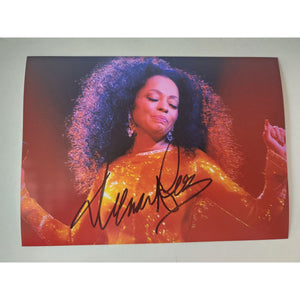 Diana Ross 5x7 photo signed with proof