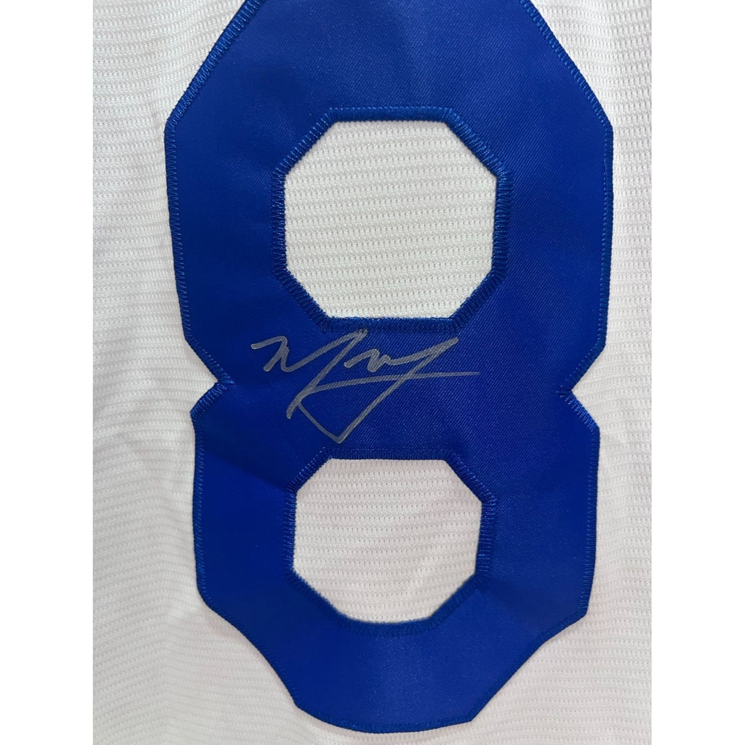 Manny Machado Los Angeles Dodgers Size 52 game model embroidered jersey signed with proof