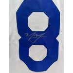 Load image into Gallery viewer, Manny Machado Los Angeles Dodgers Size 52 game model embroidered jersey signed with proof
