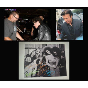 Steve Perry Neal Schon Ross Valerie Steve Smith Greg Rowley Journey 8x10 photo signed with proof