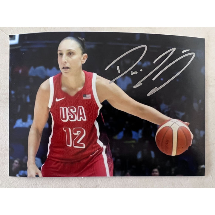 Diana Taurasi USA Women Basketball Team 5x7 signed