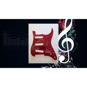Velvet Revolver Scott Weiland Slash Duff McKagan Matt Sorum Fender Telecaster guitar pickguard signed with proof