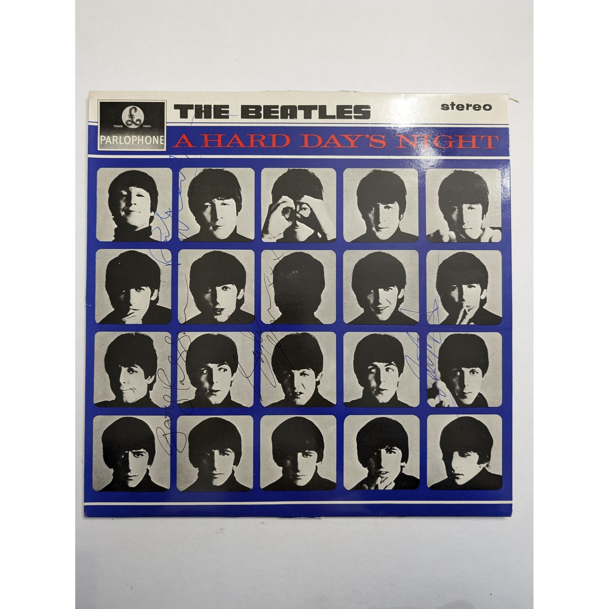 The Beatles A Hard Day's Night original UK Edition signed by John Lennon Paul McCartney running a star and George Harrison