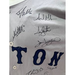 Load image into Gallery viewer, Boston Red Sox David Ortiz Dustin Pedroia Kevin Youkilis Josh Beckett 2007 World Series champions team signed game model Jersey
