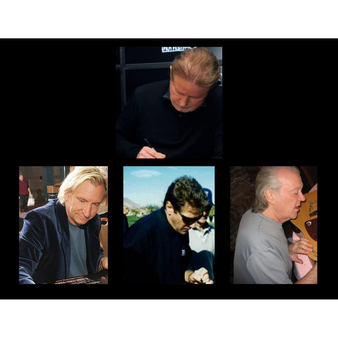 Don Henley, Don Felder, Randy Meisner, Joe Walsh Glenn Frey The Eagles unique "Hotel California" full size acoustic guitar signed with proof