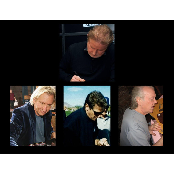 Don Henley, Don Felder, Randy Meisner, Joe Walsh Glenn Frey The Eagles unique "Hotel California" full size acoustic guitar signed with proof