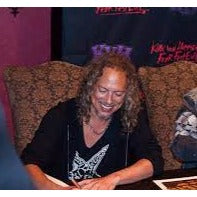 Kirk Hammet Metallica 5x7 photo signed with proof