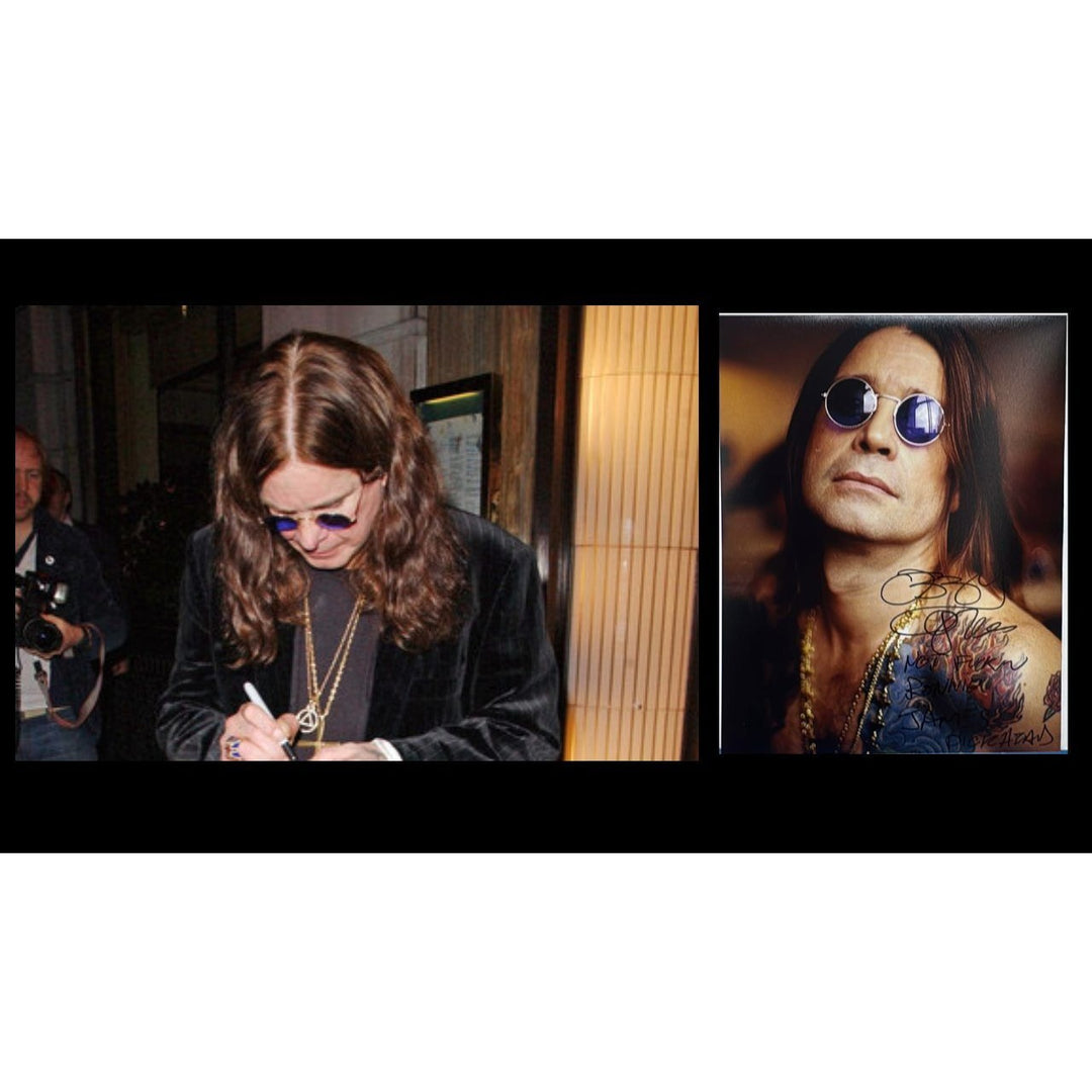 Ozzy Osbourne 11x14 photo signed with proof.