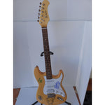 Load image into Gallery viewer, Red Hot Chili Peppers Anthony Kiedis Flea Chad Smith full size electric guitar signed with proof
