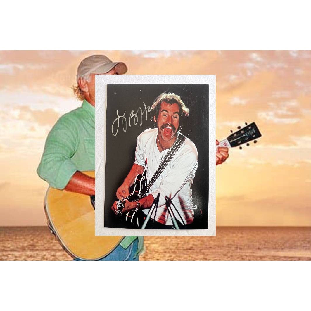 Jimmy Buffett 5x7 photo signed with proof