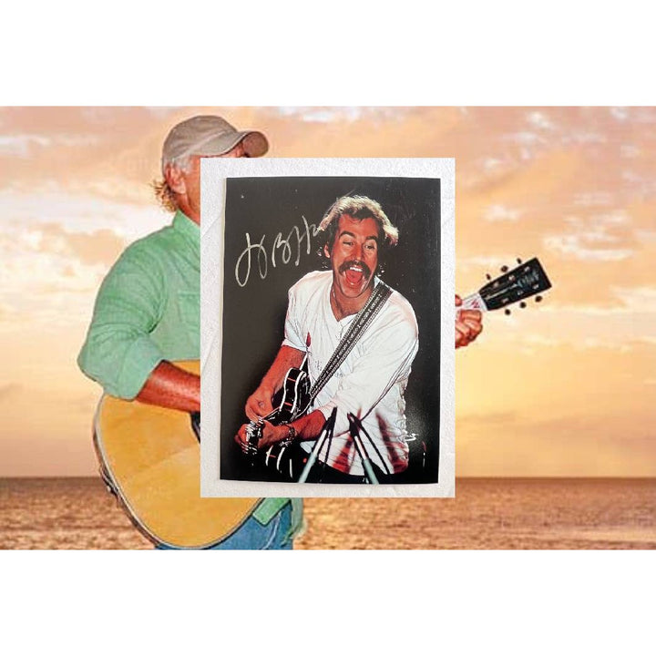 Jimmy Buffett 5x7 photo signed with proof