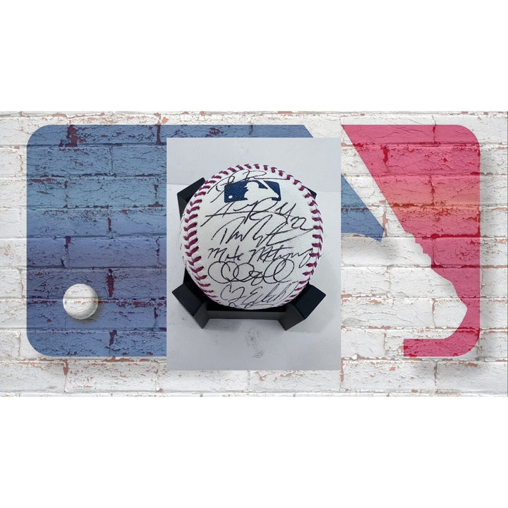 Chicago Cubs 2016 World Series champions team signed Rawlings MLB baseball signed with proof