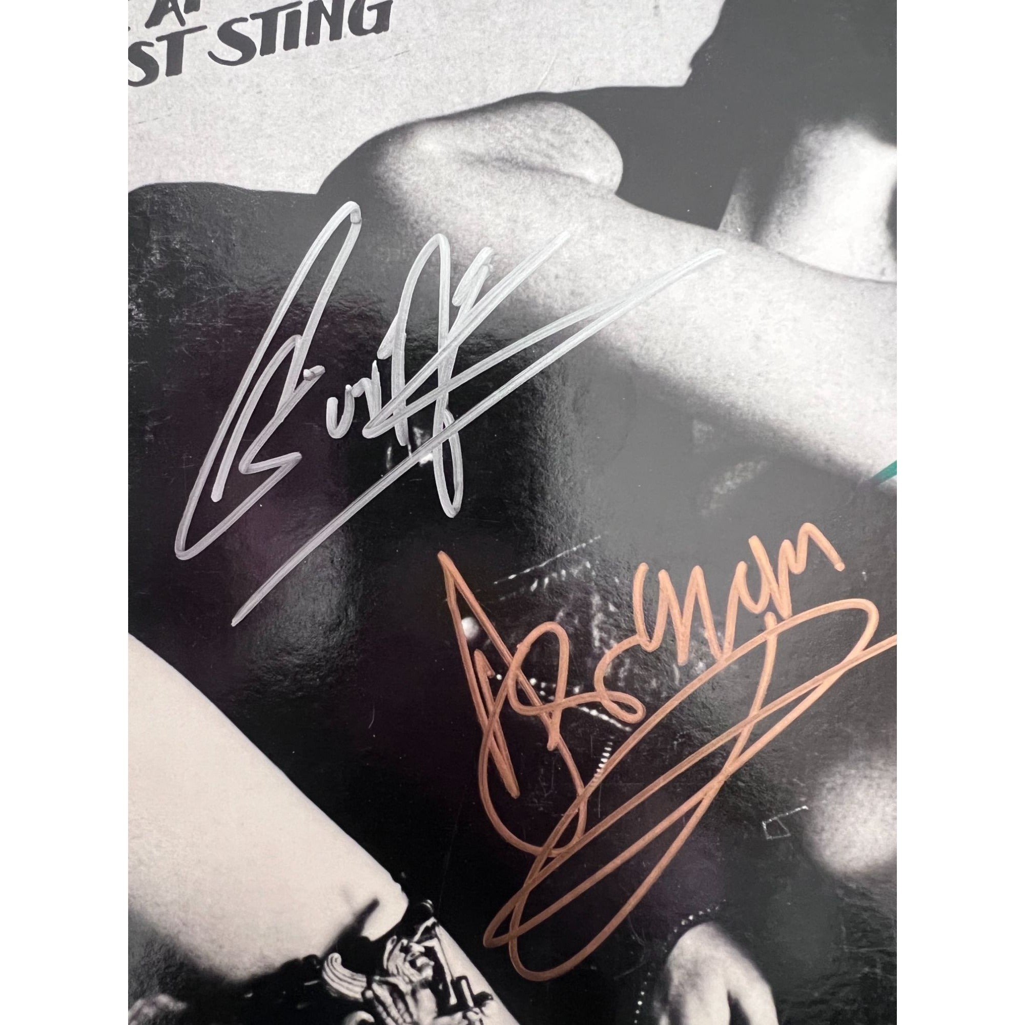 Scorpions "Love at first Sting" LP signed with proof