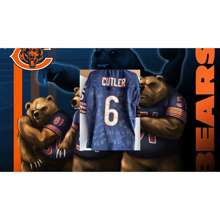 Jay Cutler Chicago Bears team Jersey signed with proof