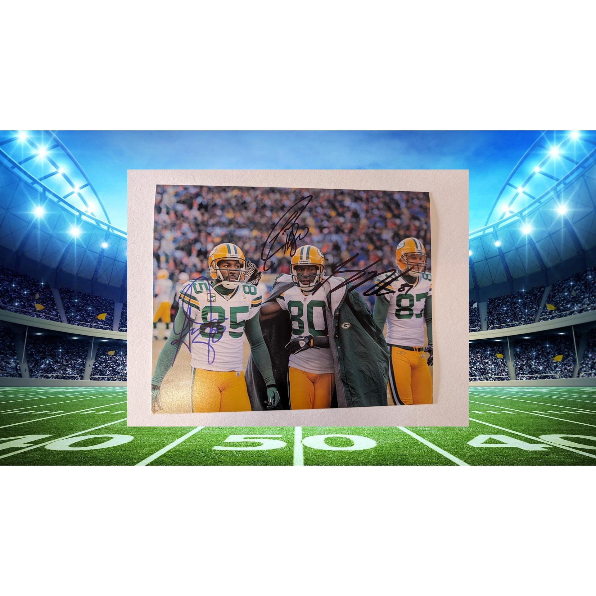 Jordy Nelson store signed 8x10 photo