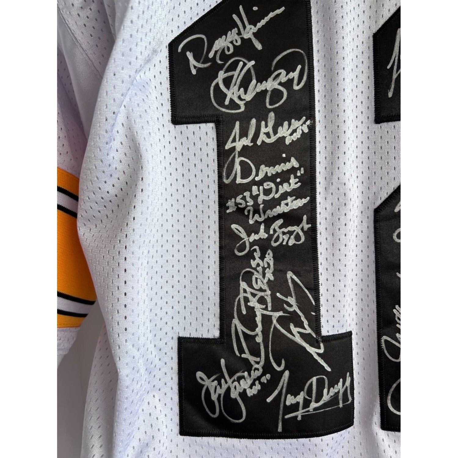 Terry Bradshaw Pittsburgh Steelers jersey signed with proof